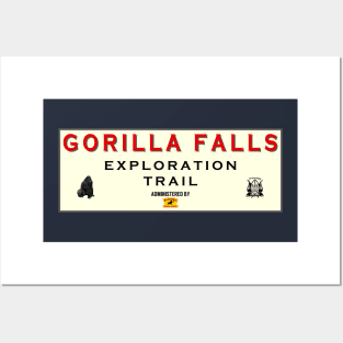 Gorilla Falls Exploration Trail Posters and Art